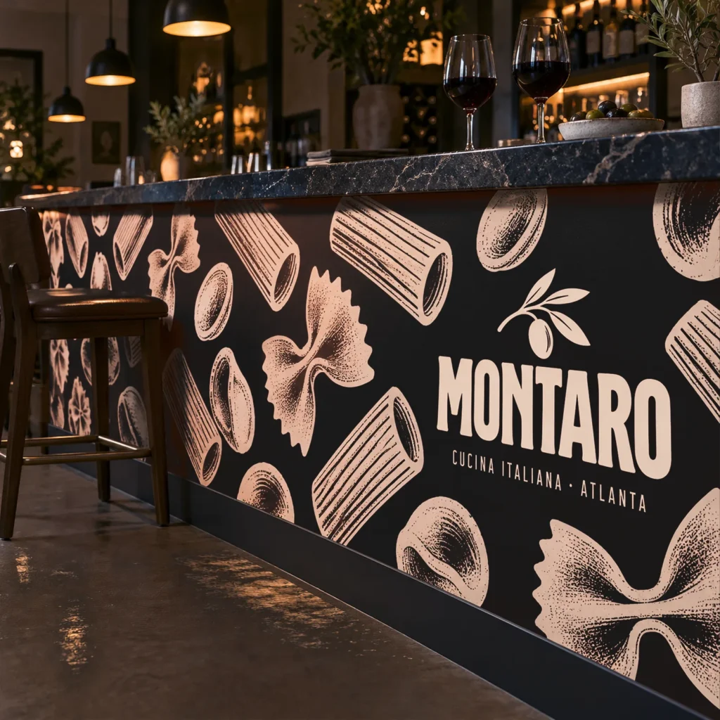 Adhesive Vinyl – custom signs for restaurants and food brands