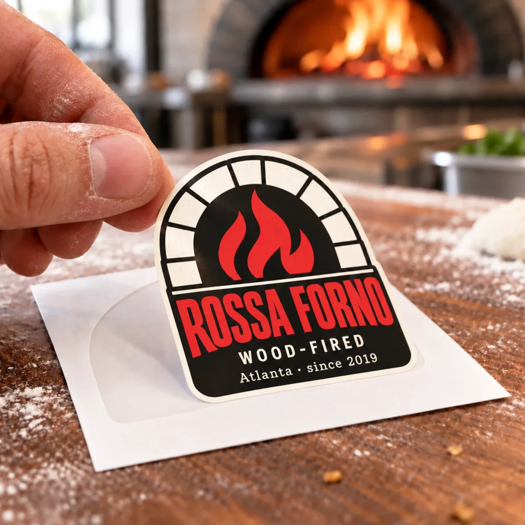 Kiss Cut Stickers – custom stickers for restaurants and food brands