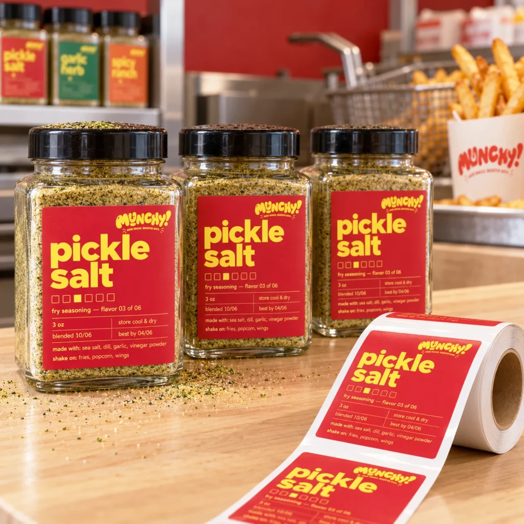 Custom labels printed by Octopus